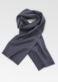 Midnight Blue Silk Scarf