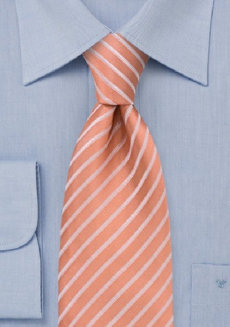 Salmon Pink Kids Necktie