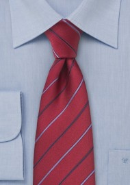 Red and Blue Mens Necktie