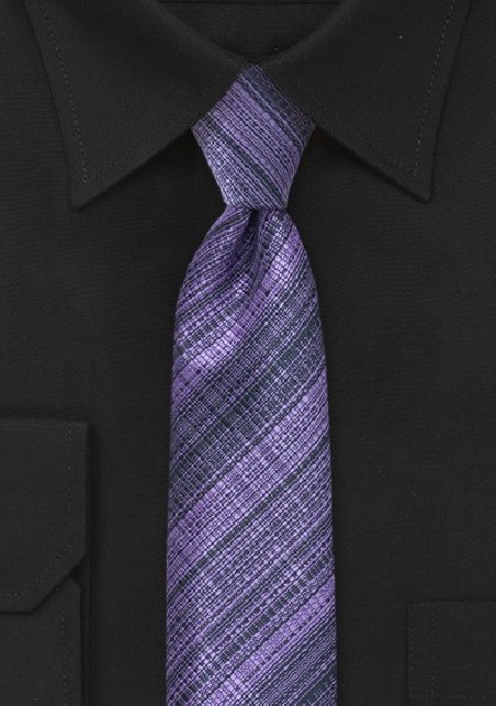 Skinny Purple Necktie