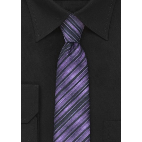 Skinny Necktie in Purple