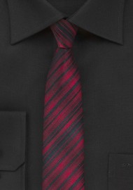 Skinny Tie in Apple Red