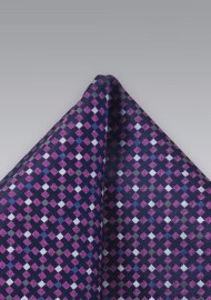 Purple Pink Pocket Square