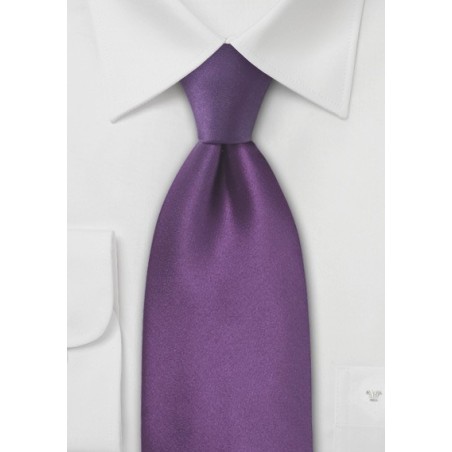 Violet Purple Silk Tie