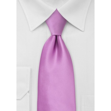 Lilac Rose Mens Necktie
