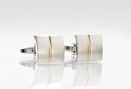 Silver and Gold Cufflinks