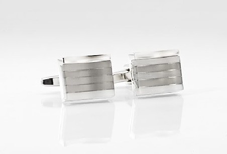 Elegant Silver Cuff Links