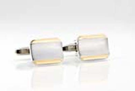 Classic Silver and Gold Cufflinks