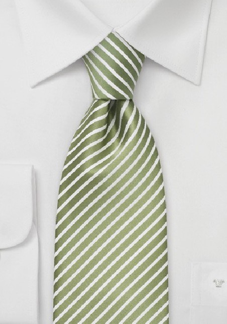 Extra Long Spring Green Necktie