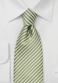 Extra Long Spring Green Necktie