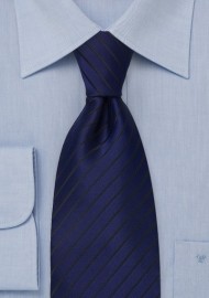 Sapphire Blue and Black Kids Tie