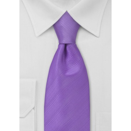 Solid Lilac Mens Tie