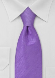 Solid Lilac Mens Tie