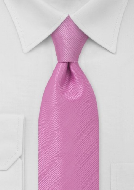 Necktie in Bubble Gum Pink