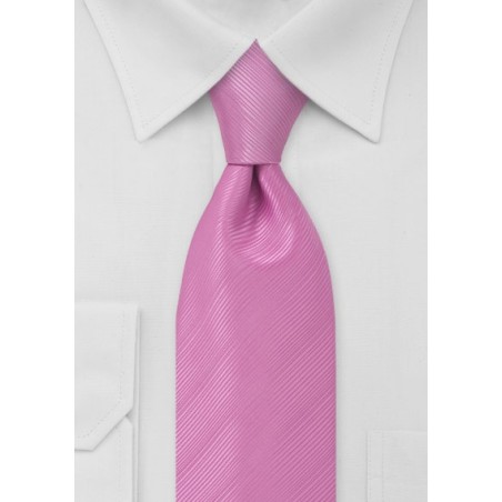 Necktie in Bubble Gum Pink