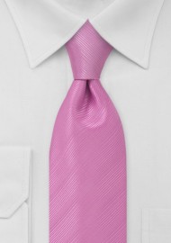 Necktie in Bubble Gum Pink