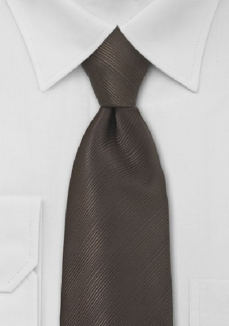 Coffee Brown Mens Tie
