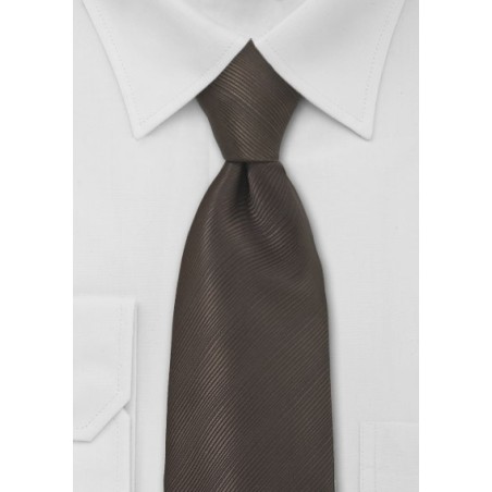 Coffee Brown Mens Tie