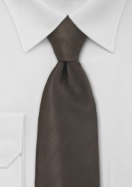Coffee Brown Mens Tie
