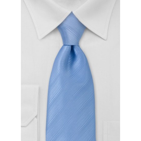 Solid Powder Blue Mens Tie