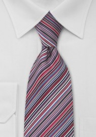 Colorful Striped Mens Tie