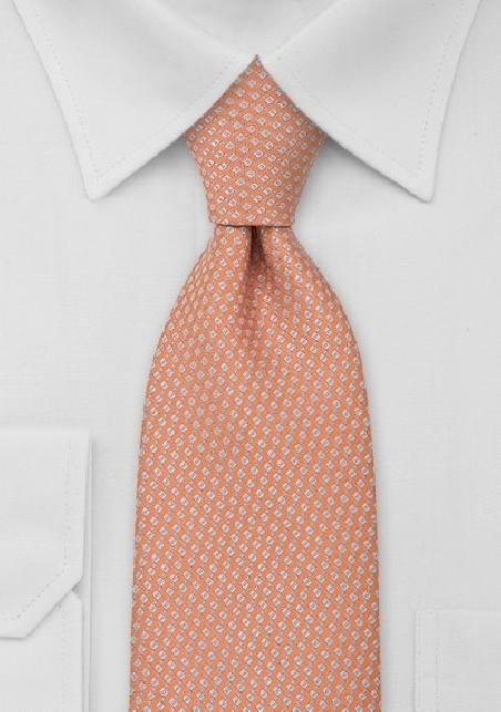 Light Orange Foulard Necktie