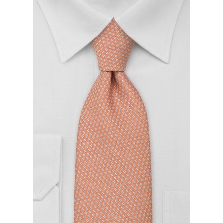 Light Orange Foulard Necktie