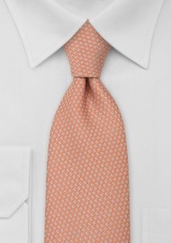 Light Orange Foulard Necktie