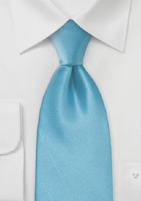 Bright Malibu-Blue Silk Tie