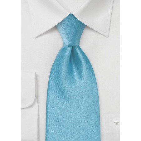 Bright Malibu-Blue Silk Tie