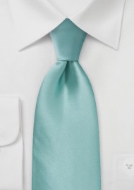 Light Mint Green Silk Tie