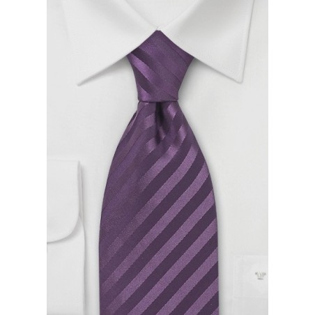 Light Eggplant Silk Tie