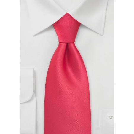 Bright Lollipop Red Necktie