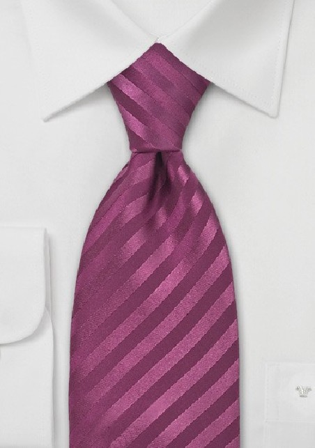 Wine Red Silk Tie