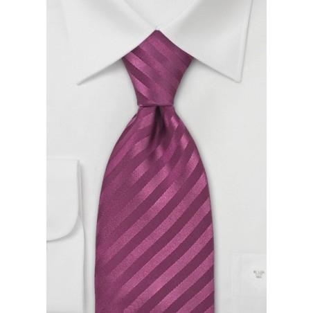 Wine Red Silk Tie