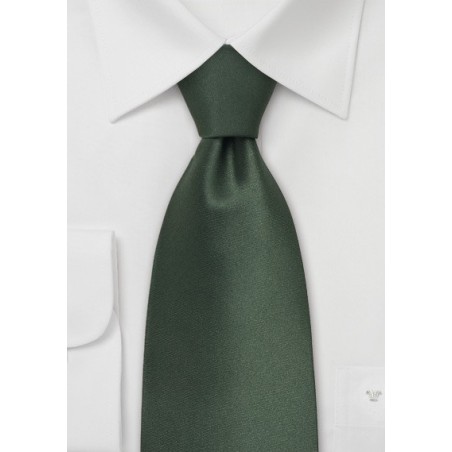 Dark Green Kids Silk Tie