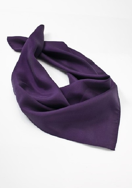 Purple Silk Womens Scarf
