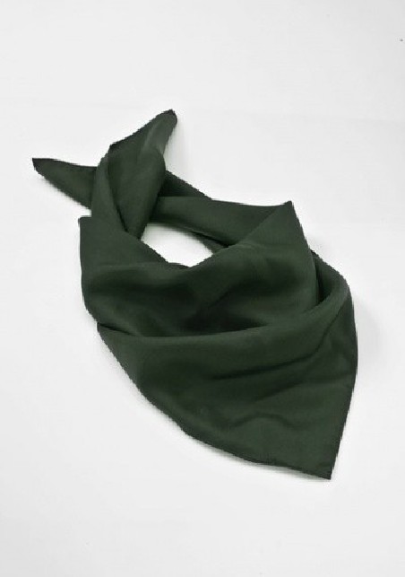Dark Green Women's Silk Scarf