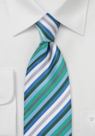Trendy Mens Tie with Narrow Stripes