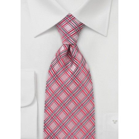 Light Coral Red Necktie