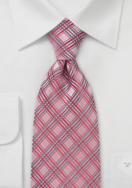 Light Coral Red Necktie