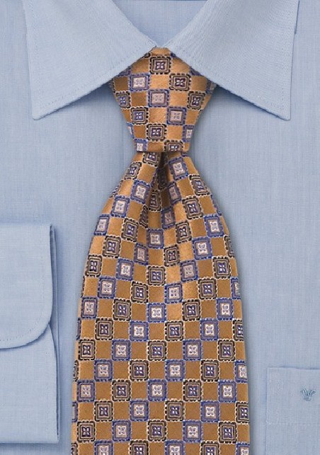 Burnt Orange Designer Tie