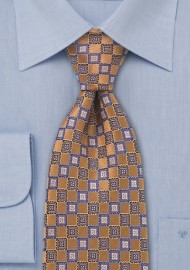 Burnt Orange Designer Tie