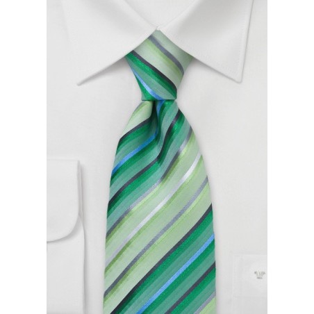 Lime and Grass Green Tie