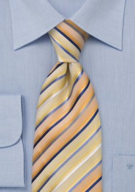 Golden Apricot Silk Tie