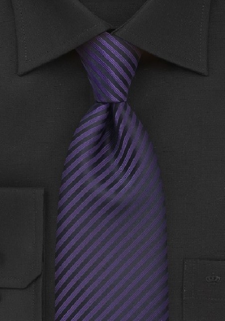 Dark Purple Mens Tie