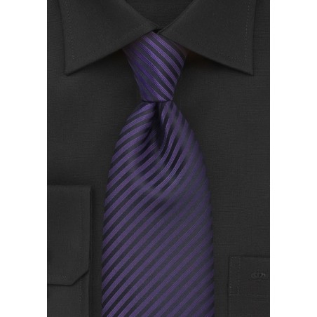 Dark Purple Mens Tie