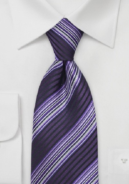 Trendy Purple Designer Tie