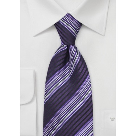 Trendy Purple Designer Tie