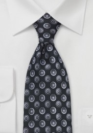 Modern Polka Dot Print in Black